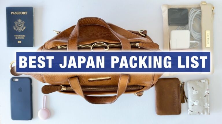 Japan SUMMER Travel Essentials Packing List ☔️ What to Wear in Tokyo