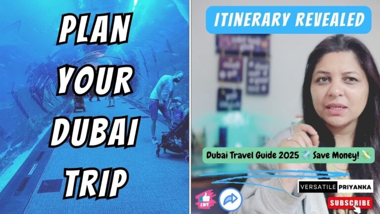 Dubai Itinerary 2025 | Budget Comparison 2022 vs 2025 | Visa, Flight, Hotel & Ticket Prices✈️ Part 1
