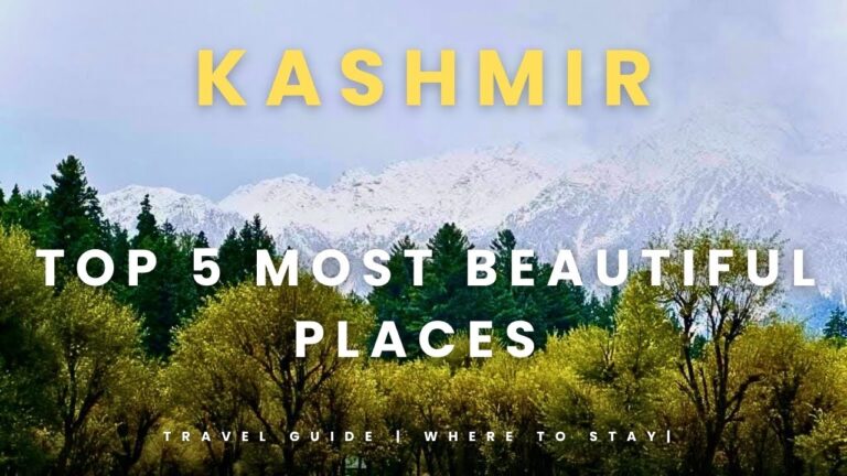 Top 5 Places to Visit in Kashmir | Heaven on Earth Travel Guide ​⁠