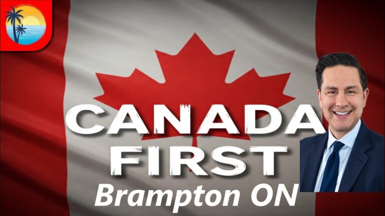 Pierre Poilievre in Brampton Ontario (Pre-Rally Live Stream)