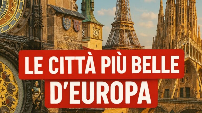 Le 40 città più belle d’Europa da visitare nel 2025 ! luoghi imperdibili da scoprire!