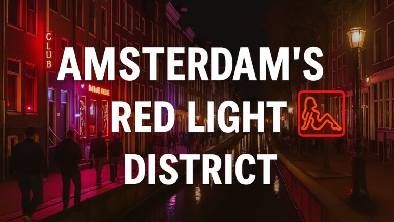 The Red Light District in Amsterdam!