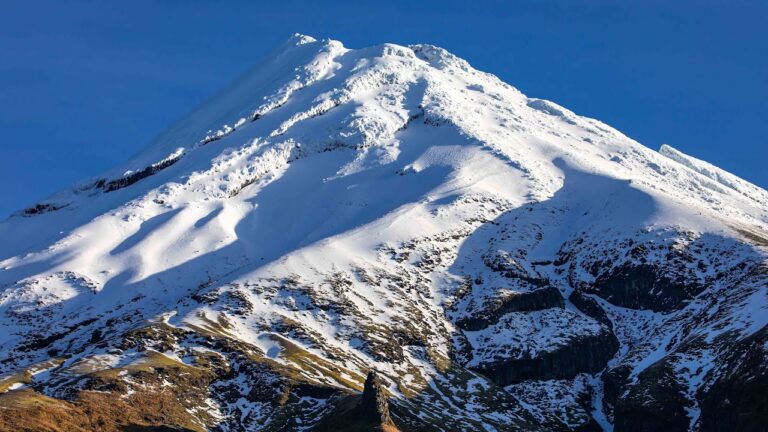 Mt Taranaki, Egmont National Park New Plymouth, New Zealand. Te Papakura o Taranaki