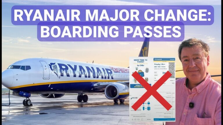 RYANAIR Boarding Pass Rule Change: Don’t Get Caught Out UK and EUROPE