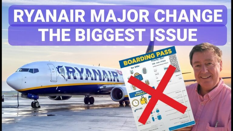 RYANAIR Boarding Pass Rule Change TOP QUESTION Answered for UK, EUROPE and EU