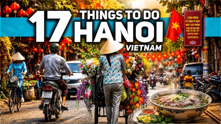 Best Things To Do in Hanoi Vietnam 4K