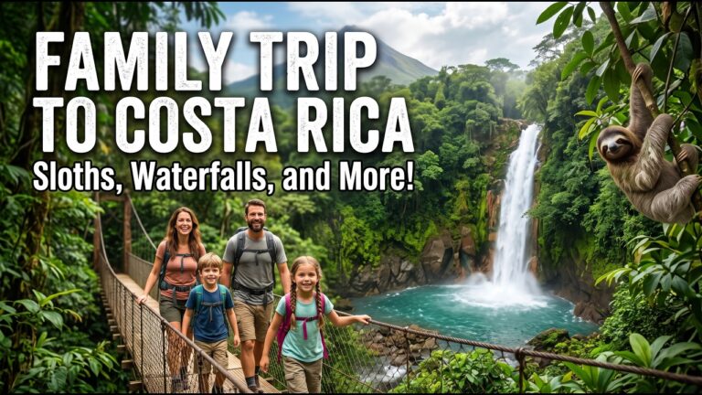 Family Trip to Costa Rica: Sloths, Waterfalls, and More!