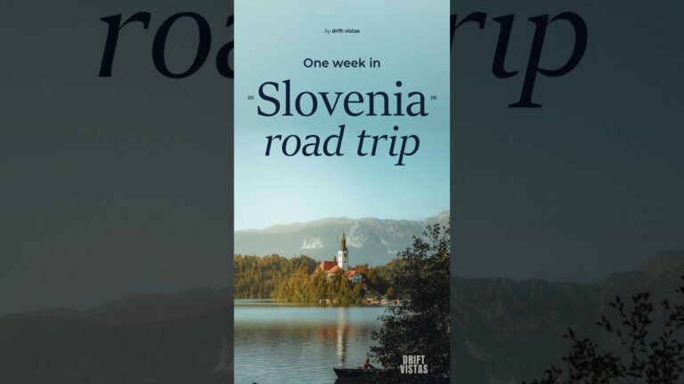 Slovenia Road Trip: The Route, Stop by Stop #shorts